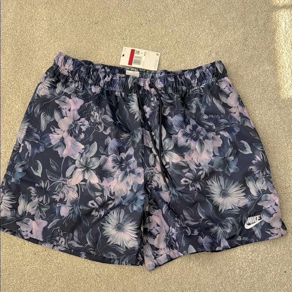Nike Floral Swim Shorts